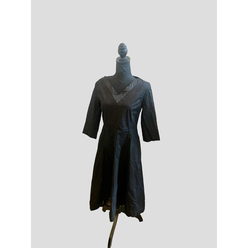 Lindy Bop Black Half Sleeve Dress Size 14
